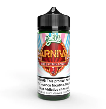 Juice Roll Upz Series E-Liquid 100mL (Freebase) | Carnival Cotton Candy