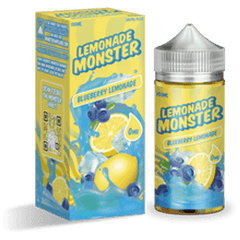 Jam Monster Lemonade Series E-Liquid 100mL (Freebase) Blueberry Lemonade with packaging
