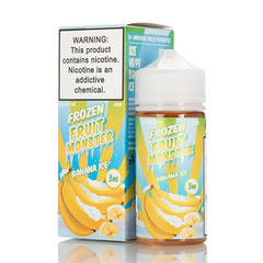 Jam Monster Frozen Series E-Liquid 100mL (Freebase) Banana Ice with packaging