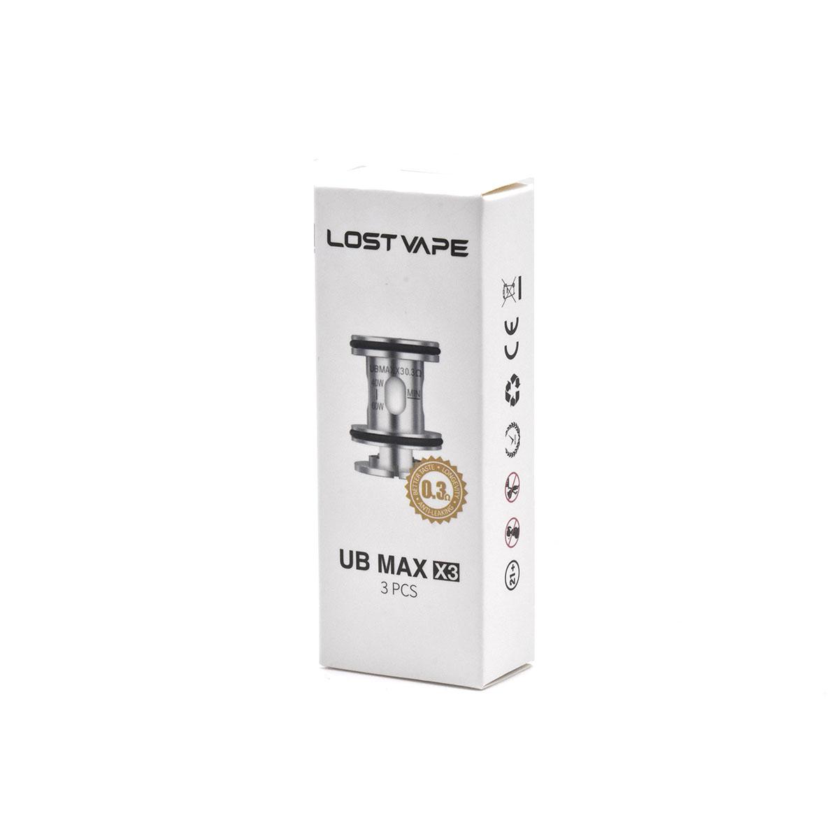 LOST VAPE UB MAX X3 0.3OHM COIL 3PCS