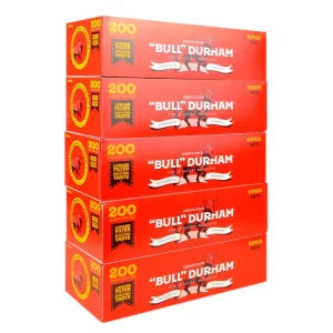 "BULL" DURHAM TUBES KINGS RED 5 PK