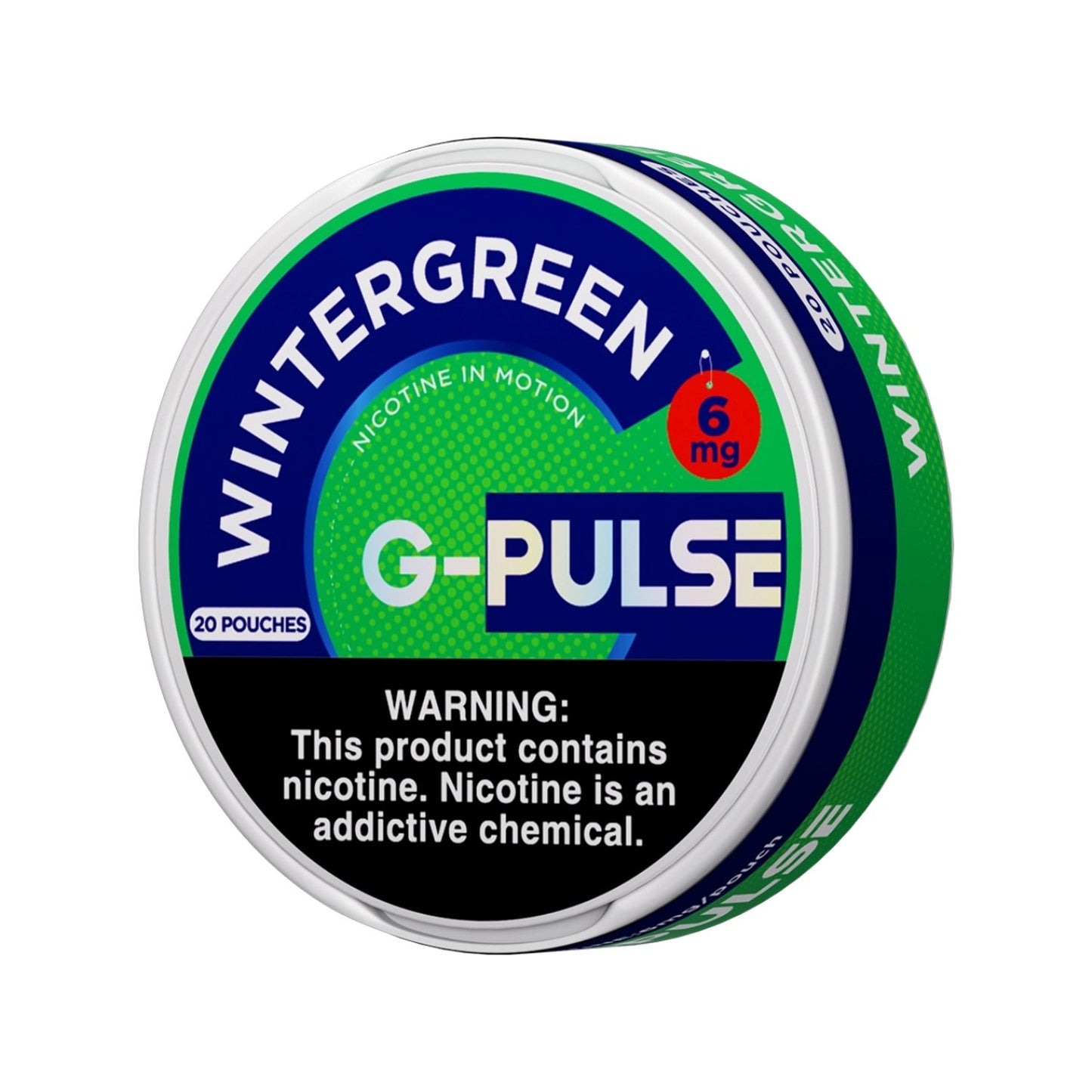 G-Pulse Nicotine Pouches 5Ct Wintergreen (6mg)
