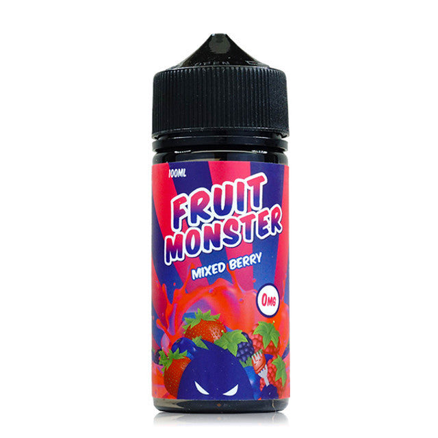 Jam Monster Fruit Series E-Liquid 100mL (Freebase) Mixed Berry with packaging