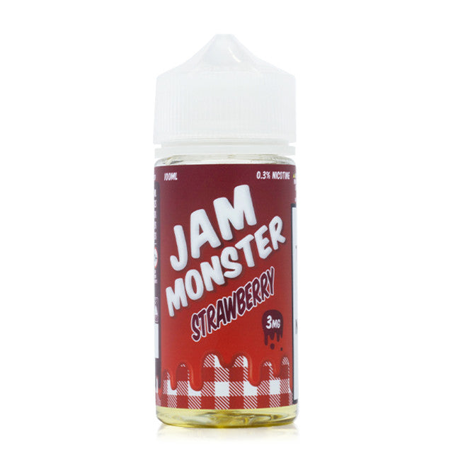 Jam Monster Original Series E-Liquid 100mL (Freebase) Strawberry