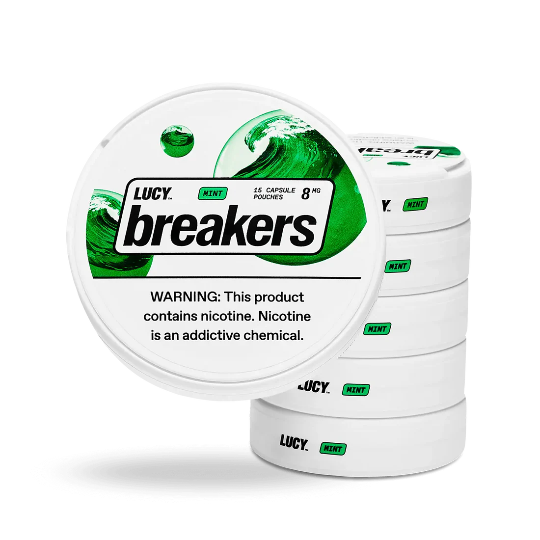 Lucy Breakers Pouches 1.35Oz Mint 8mg