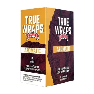 BACKWOODS TRUE WRAPS AROMATIC 16/5 PK
