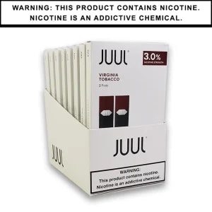 JUUL PODS 8PK 2PODS VIRGINIA TOBACCO 3%