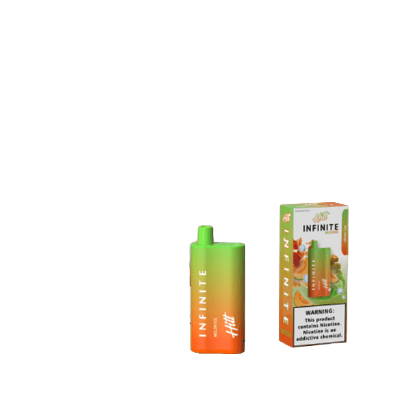 Hitt Infinite Disposable 8000 Puffs 20mL 50mg | 10 Per Pack | Melon Ice with packaging