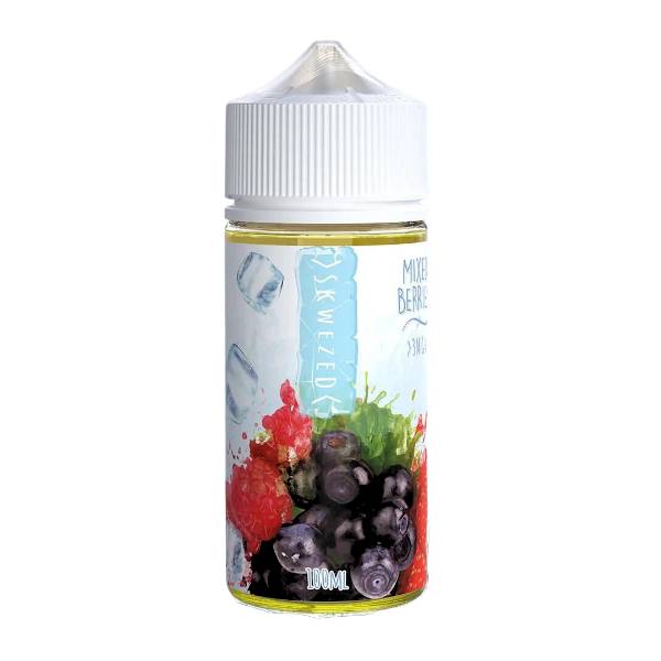 Skwezed Series E-Liquid 100mL (Freebase) | Mixed Berry Ice