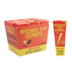BEESWAX TIPS CONES 1 1/4