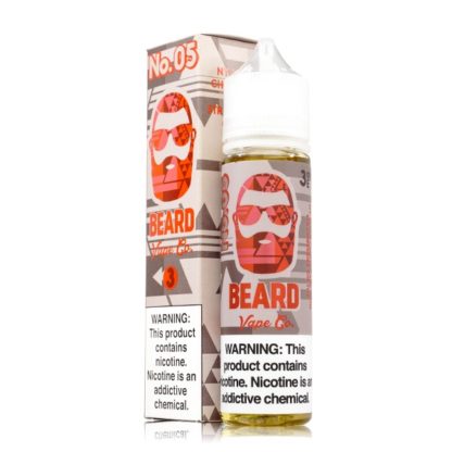 Beard Vape Co Series E-Liquid 60mL (Freebase) | No.05 with Packaging