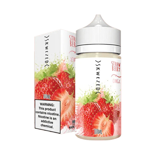 Skwezed Series E-Liquid 100mL (Freebase) | Strawberry