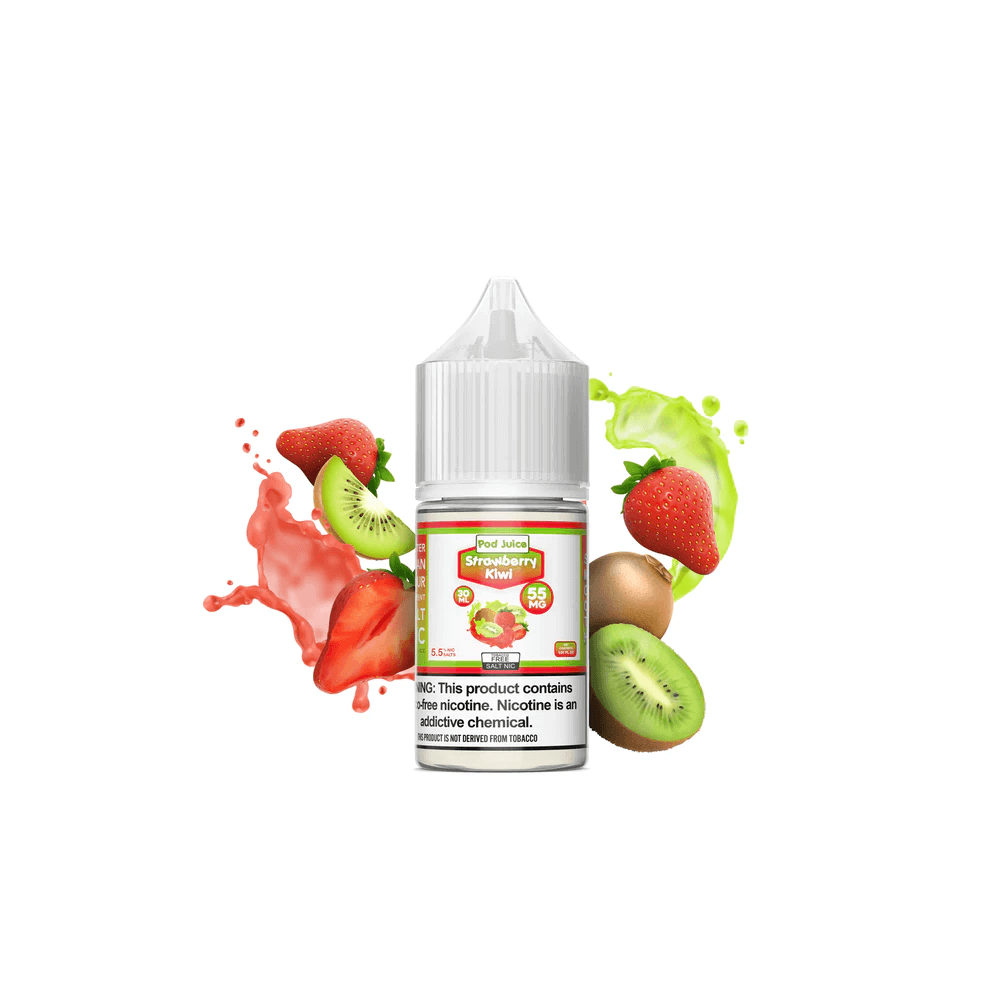 Pod Juice TFN Salt Series E-Liquid 30mL (Salt Nic) 20mg Strawberry Kiwi