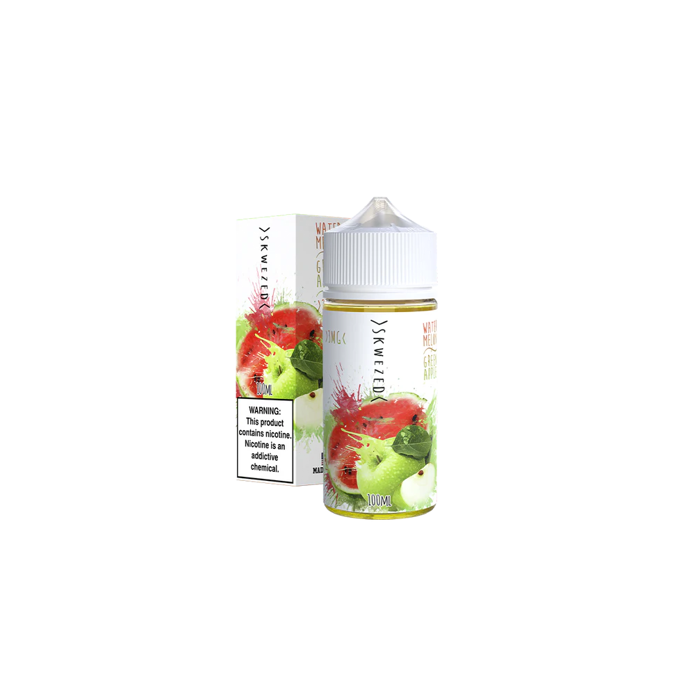 Skwezed Series E-Liquid 100mL (Freebase) | Watermelon Apple