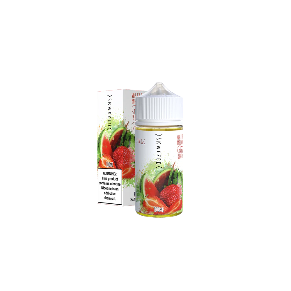 Skwezed Series E-Liquid 100mL (Freebase) | Watermelon Strawberry