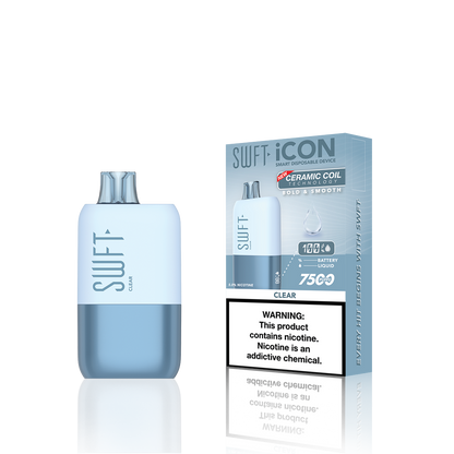 SWFT Icon Disposable 7500 Puffs 17mL 50mg | MOQ 10 Clear