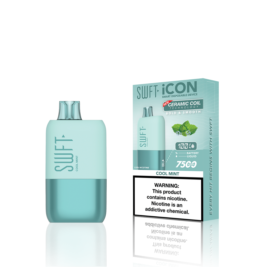 SWFT Icon Disposable 7500 Puffs 17mL 50mg | MOQ 10 Cool Mint