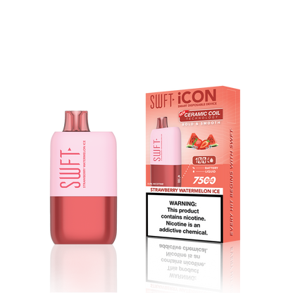 SWFT Icon Disposable 7500 Puffs 17mL 50mg | MOQ 10 Strawberry Watermelon Ice