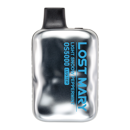 Lost Mary OS5000 Disposable 5000 Puff 10mL 00mg-50mg | MOQ 10 Light Snoow Peppermint (Luster Edition)