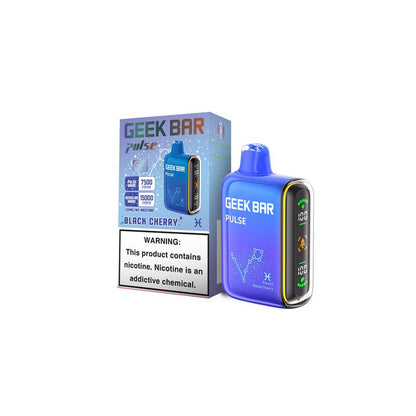 Geek Bar Pulse Disposable 15000 Puffs 16mL 50mg | MOQ 5 Black Cherry with Packaging