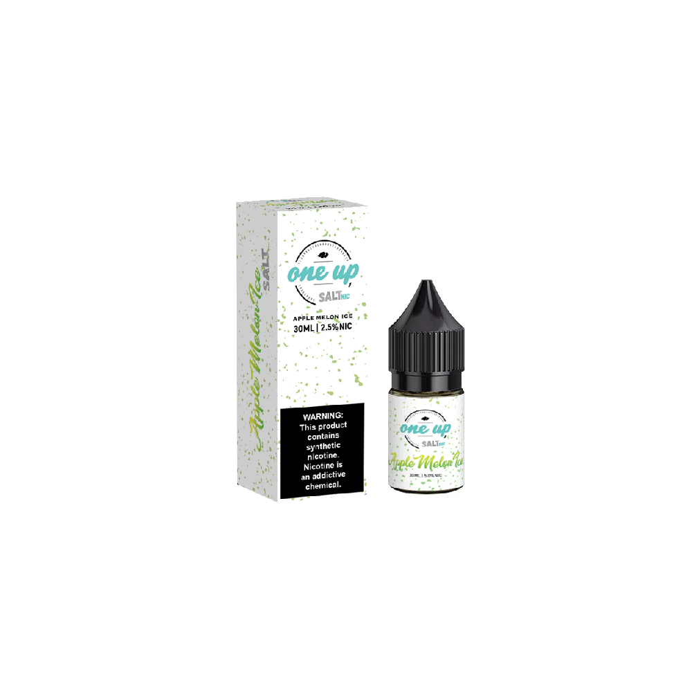 One Up TFN Salt Series E-Liquid 30mL (Salt Nic) Apple Melon Ice with Packaging