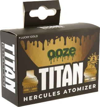 OOZE Titan Replacement Atomizer 2pk Lucky Gold Packaging