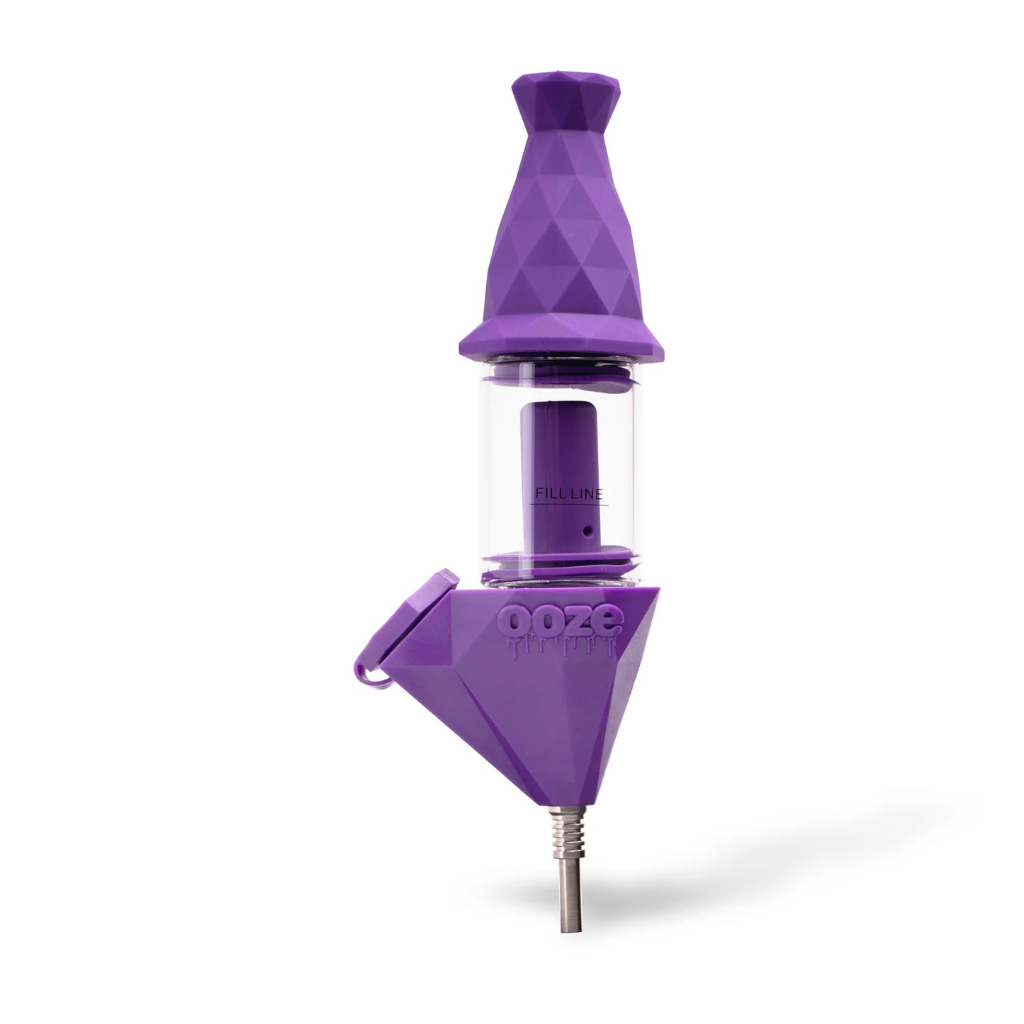 Ooze Bectar Silicone Water Pipe & Nectar Collector Ultra Purple