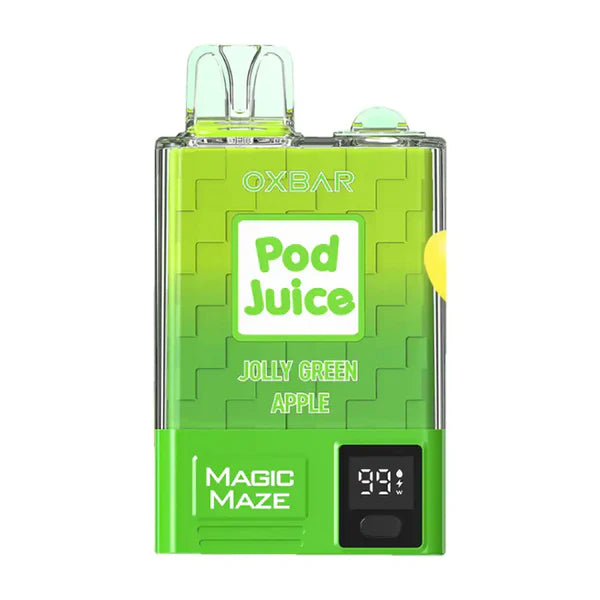 Oxbar Pod Juice 10000 Puffs 5% | Jolly Green Apple