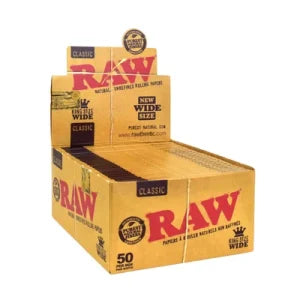 RAW CLASSIC PAPER NEW WIDE KING SIZE 50/33 CT
