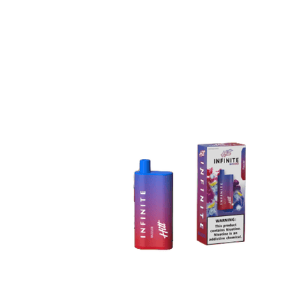 Hitt Infinite Disposable 8000 Puffs 20mL 50mg | 10 Per Pack | Razzler with packaging