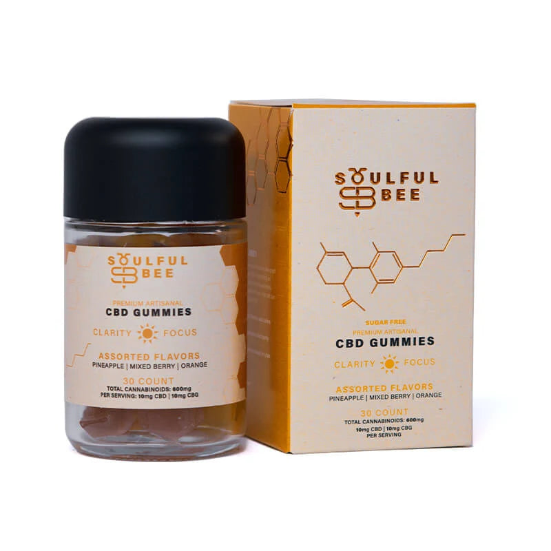 SOULFUL BEE DAYTIME GUMMIES CLARITY & FOCUS 30 COUNT