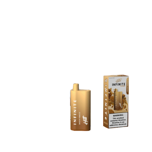 Hitt Infinite Disposable 8000 Puffs 20mL 50mg | 10 Per Pack | Smooth Tobacco with packaging