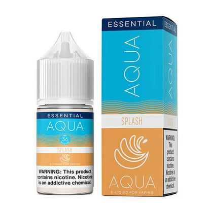 Aqua Salt Series E-Liquid 30mL (Salt Nic) | Splash with packaging