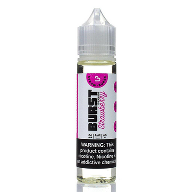 Burst Series E-Liquid 60mL (Freebase) | Strawberry