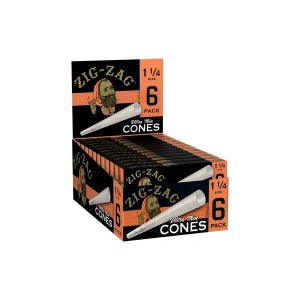 ZIG-ZAG ULTRA THIN TIP CONES SPRING/SUMMER 1 1/4 6/12CT