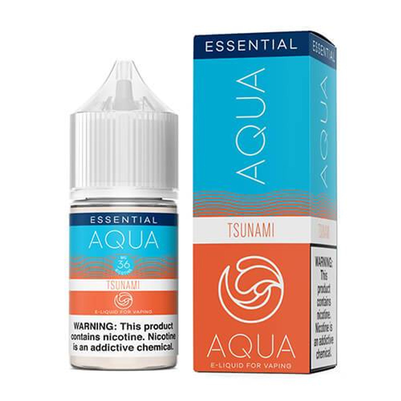 Aqua Salt Series E-Liquid 30mL (Salt Nic) | Tsunami with packaging