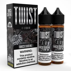Twist 2 X 60ML Tobacco Silver No.1 with packaging
