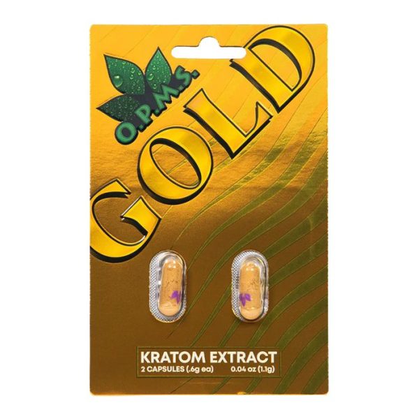 OPMS KRATOM GOLD EXTRACT 2CT SINGLE