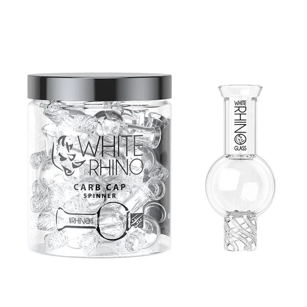 WHITE RHINO SPINNER CARB CAPS 15PCS