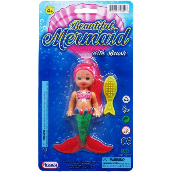 BEAUTIFUL MERMAID WITH BRUSH