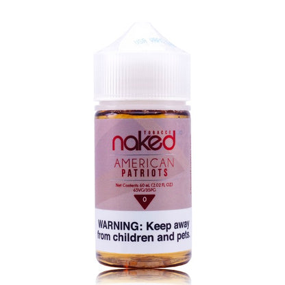 Naked 100 E-Liquid 60mL | PMTA Submitted (Freebase) | American Patriots