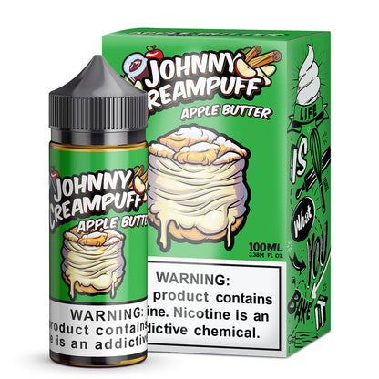 Tinted Brew Johnny Creampuff TFN Series E-Liquid 100mL | 0mg Apple Butter with packaging