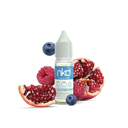 NKD Flavor Concentrate 15mL Blue Razz Pomegranate bottle