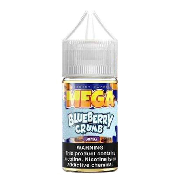 Mega E-Liquids Salt Series E-Liquid 30mL | 30mg Blueberry Crumb Bottle