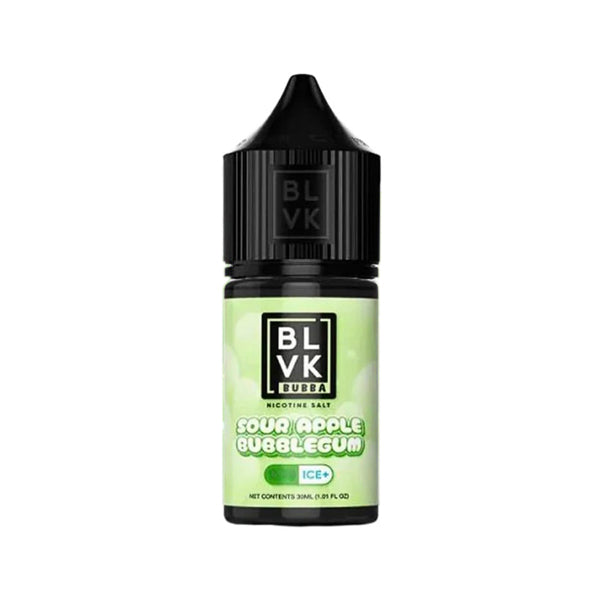 BLVK TFN Salt Series E-Liquid | 30mL | Salt Nic | 35mg | Bubba Fruit Iced | Sour Apple Bubblegum