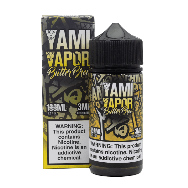 Yami Vapor Series E-Liquid 100mL | 3mg Butter Brew with Packaging