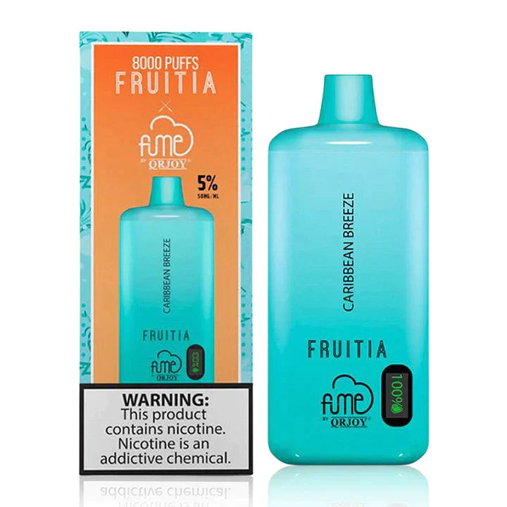 Fruita X Fume 8000 Puffs Disposable | Caribbean Breeze with Packaging 