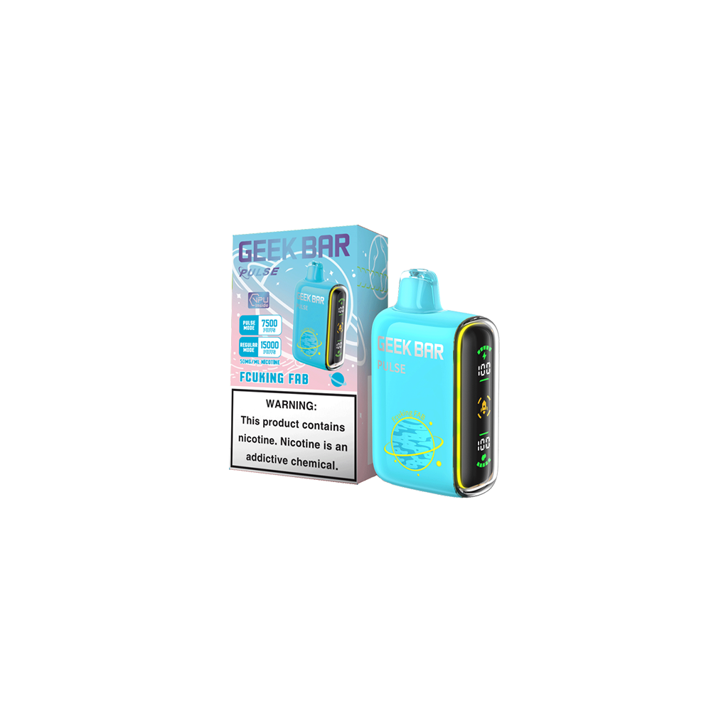 Geek Bar Pulse 7500 Puffs 5% | Fcuking Fab with packaging