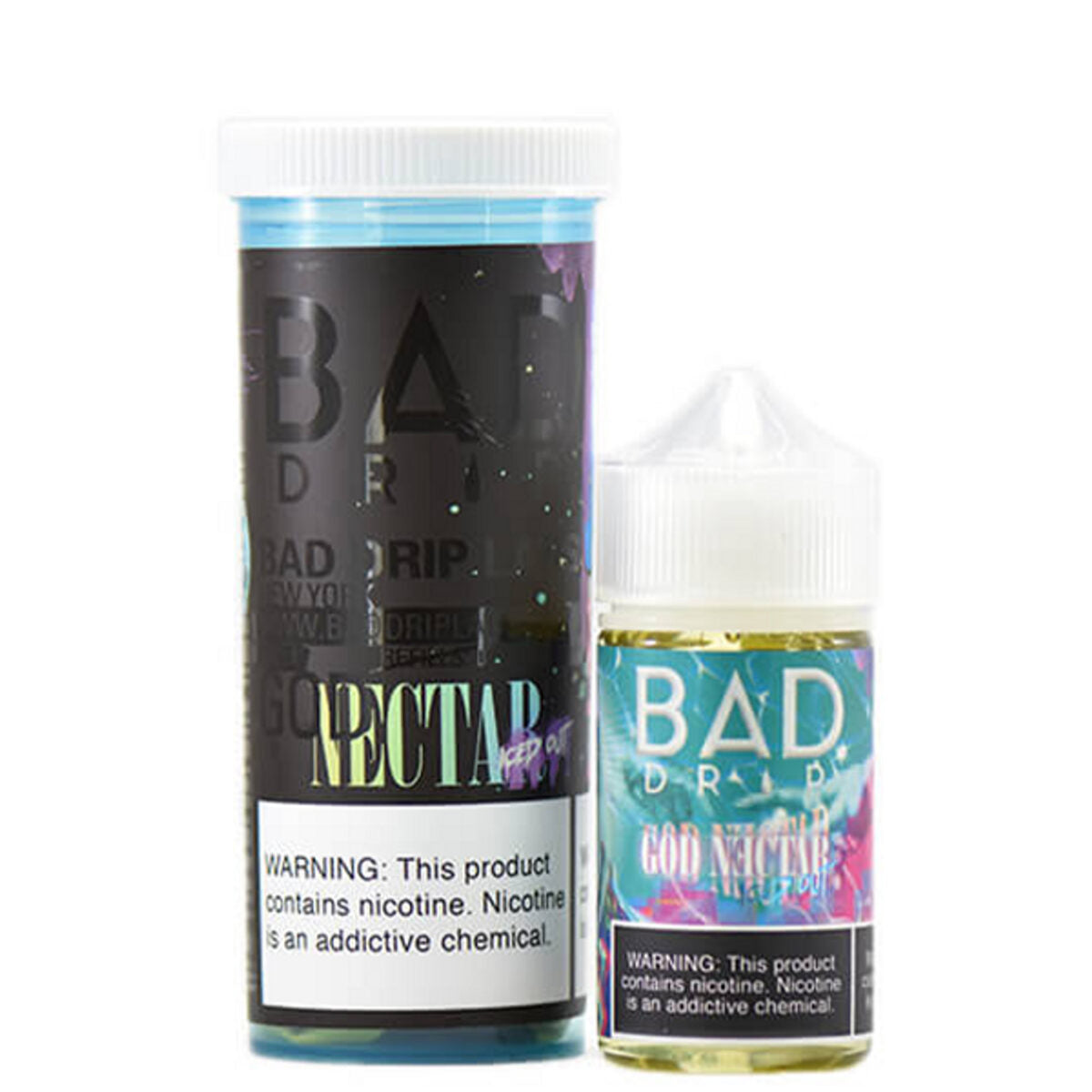 Bad Drip Series E-Liquid 60mL (Freebase) | God Nectar Iced Out with packaging