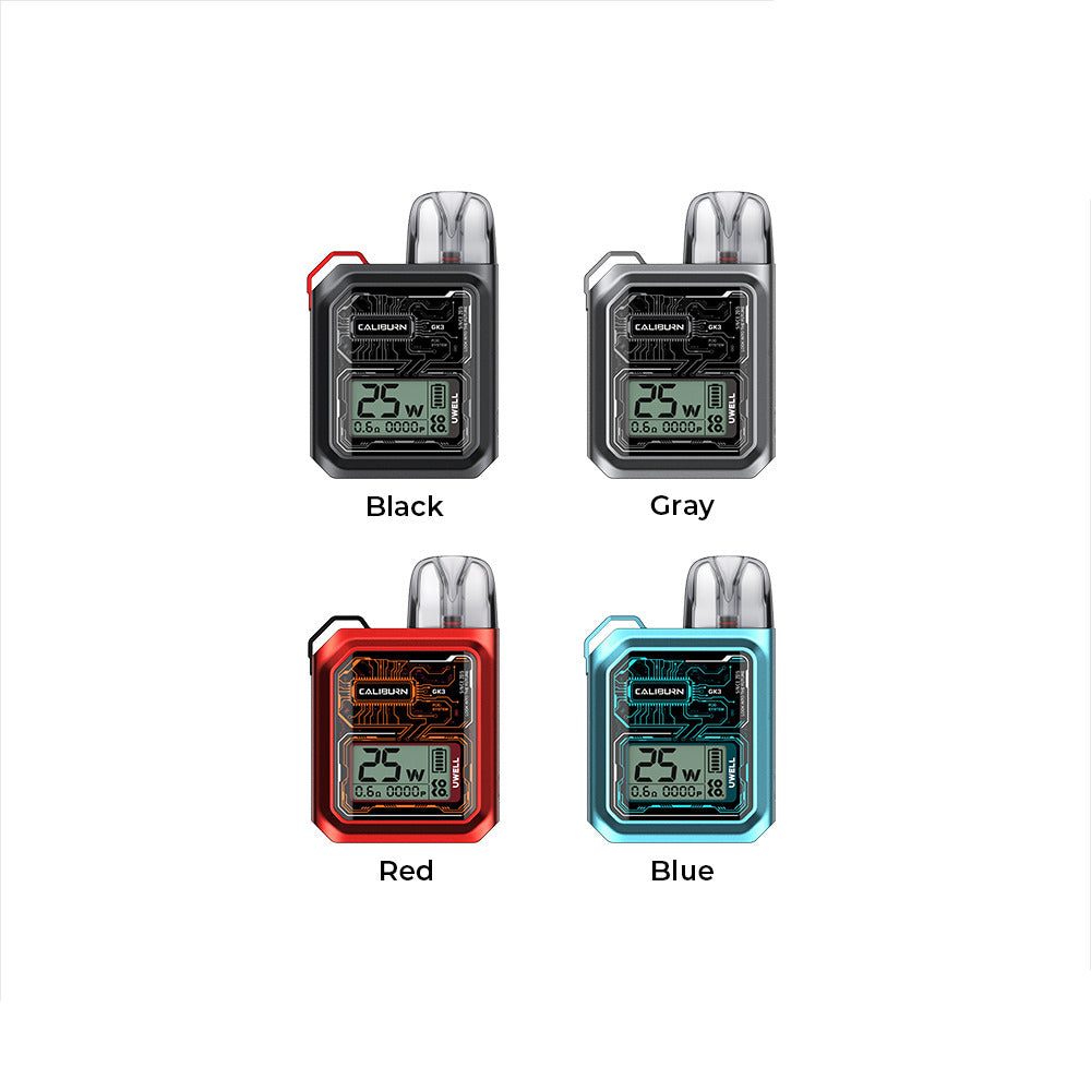 Uwell Caliburn GK3 25W Kit (Pod System) | Stallion Stallion Marketing Uwell Caliburn GK3 25W Kit (Pod System) | Stallion Stallion Marketing